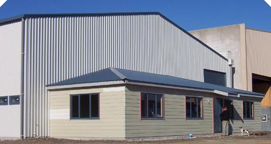 Commercial Building with Office Block Attached 