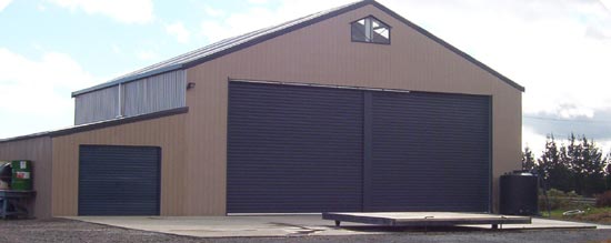 Helicopter Hanger with Office